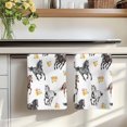 thumbnail image 7 of Spring Flowers Kitchen Towels Set of 2, Black Brown White Horse Country Vintage Absorbent Dish Towels for Kitchen, Microfiber Hand Towel, Quick Drying Tea Towel for Cleaning Decorative Dishcloths, 7 of 7