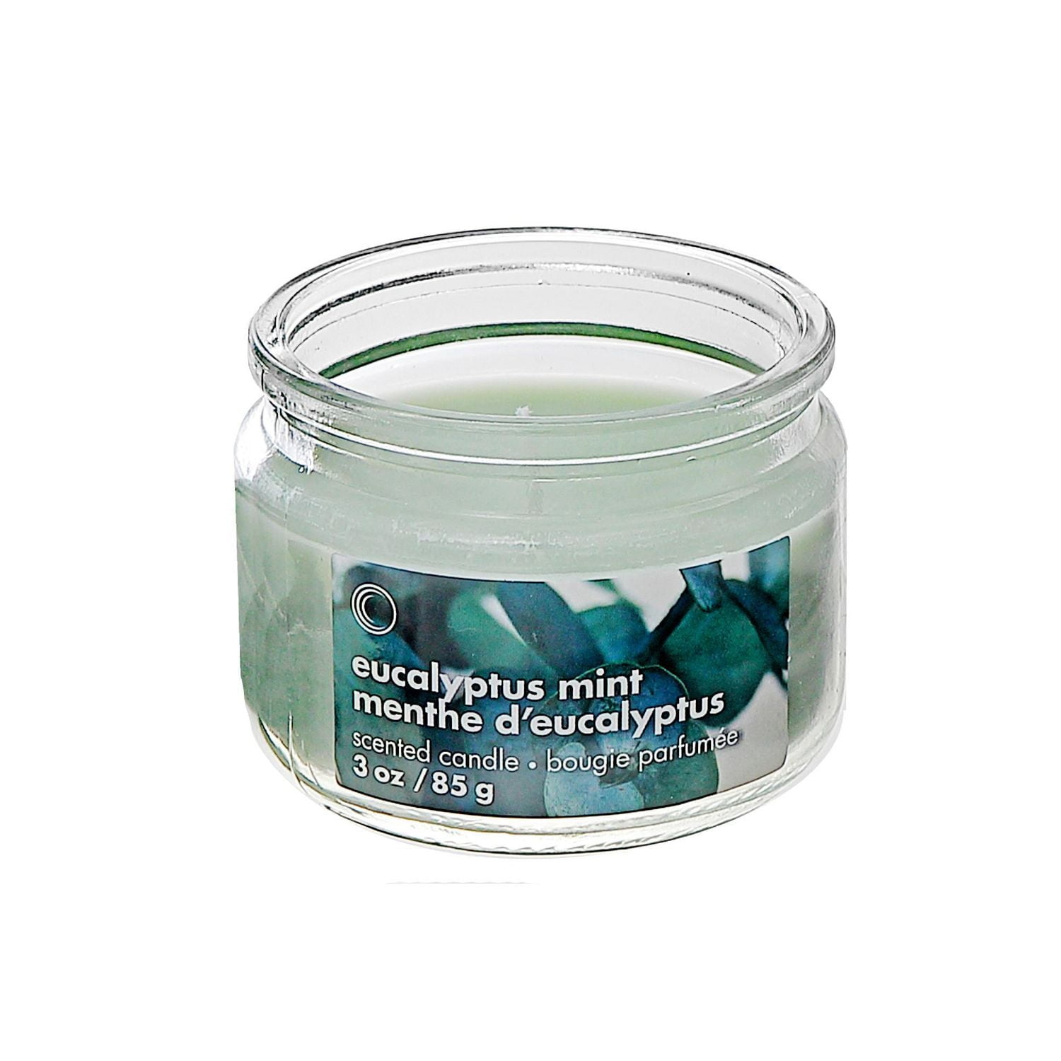 Pocage En Verre Parfumé À 3 Oz Avec Couvercle Eucalyptus Mint - Ensemble De 4