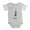 Heather Gray, variant on CafePress - FIN Puggle Nice - Cute Infant Baby Football Bodysuit