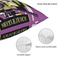 thumbnail image 5 of Beetlejuice Square Pillow Case Pillow Holder Soft Decorative Pillow Sham Cushion Cases Pillowcase 26"X26", 5 of 7