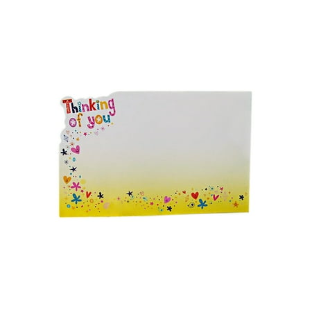 Thinking of You 50 pack 2-1/4 inches x 3-1/2 inches Premium Enclosure Flower Gift