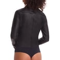 thumbnail image 2 of Commando Lightweight Faux Leather Button-Down Bodysuit FLT400, 2 of 2
