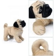 thumbnail image 4 of SSRGV 11.8 inch Brown Pug Plush DogChildren's Plush Stuffed Animal Gifts for Children Christmas Day Birthday, 4 of 5