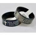thumbnail image 3 of Serenity Prayer Rings - Christian Cross / Sobriety - God Grant Me the Serenity.., 3 of 3
