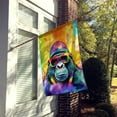 thumbnail image 2 of Hippie Animal Gorilla House Flag 28 in x 40 in, 2 of 5