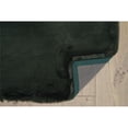 thumbnail image 5 of Linon Maven Faux Rabbit 5' x 7' Area Rug in Dark Green, 5 of 8