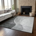 thumbnail image 6 of Addison Rugs Mayfield Washable Transitional Abstract Gray Rectangle Rug, 9' x 12', 6 of 6