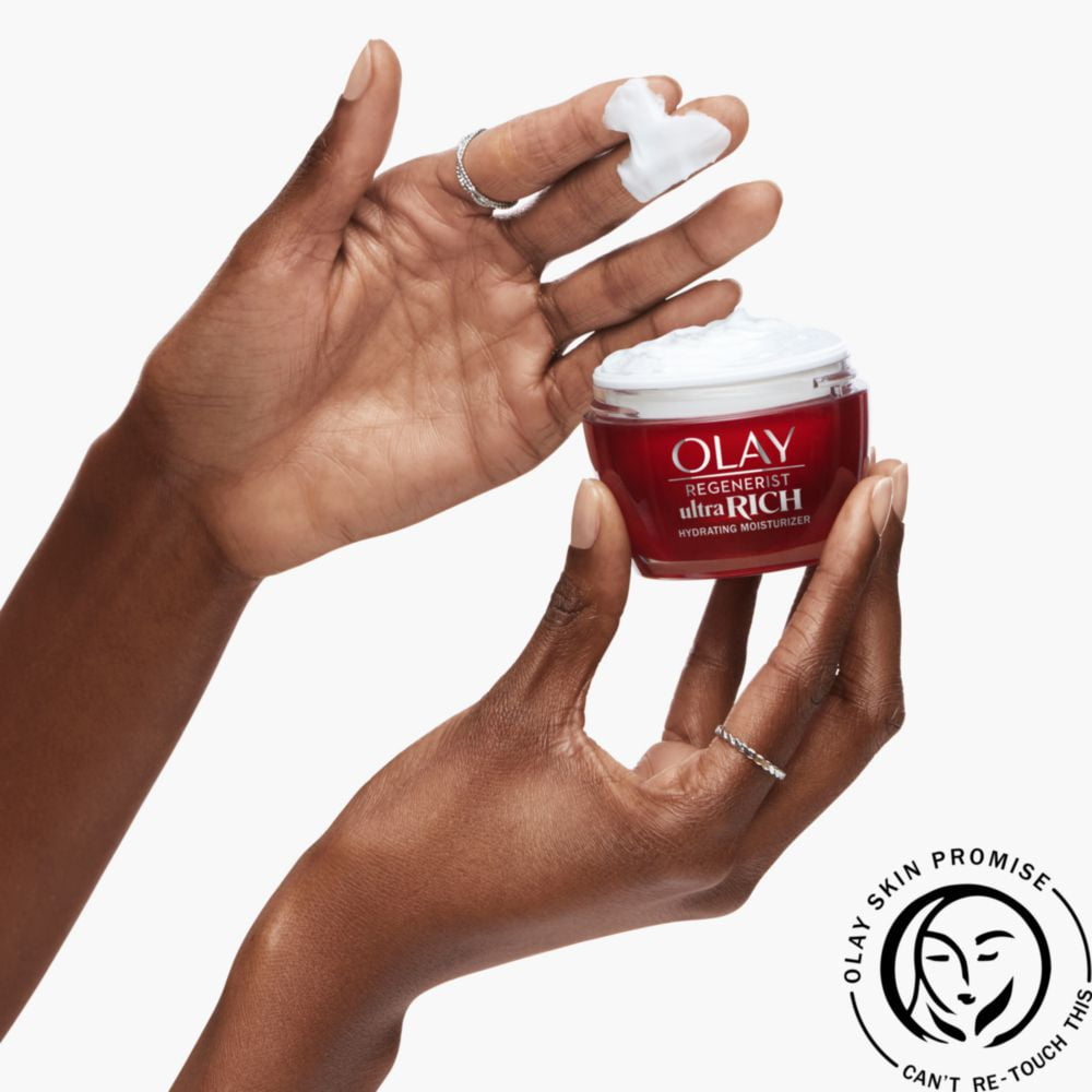 Olay Regenerist Ultra Rich Face Moisturizer, Everyday Care for All Skin Types, 1.7 oz