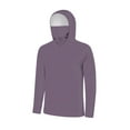 thumbnail image 4 of YUGYXL Unisex Rash Guard Swim Shirt Long Sleeve UPF 50+ UV Sun Protection Compression Hoodies with Mask Outdoors Fishing Tops XXXXXL Purple, 4 of 9