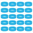 thumbnail image 1 of 30Pcs Silicone Rubber Bands Non-slip 1.22 Inch for Art, Light Blue, 1 of 6