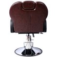 thumbnail image 4 of 360° Swivel Barber Chair, Up to 135° Reclining for Hair Stylist, Height & Angle Adjustable All Purpose Barber Chair for Barbershop, Beauty Salon Equipment, Brown, 4 of 9