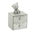 thumbnail image 2 of Caja de dientes de metal con forma de oso, bonita caja de almacenamiento con 2 cajones para el crecimiento de los niños, colección de joyas de regalo conmemorativo (lata antigua), 2 of 12