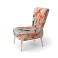thumbnail image 3 of Designart « composition Rhythms I » Fauteuil d'Appoint Rembourré Abstrait Orange - Fauteuil Moderne pour Salon, 3 of 7
