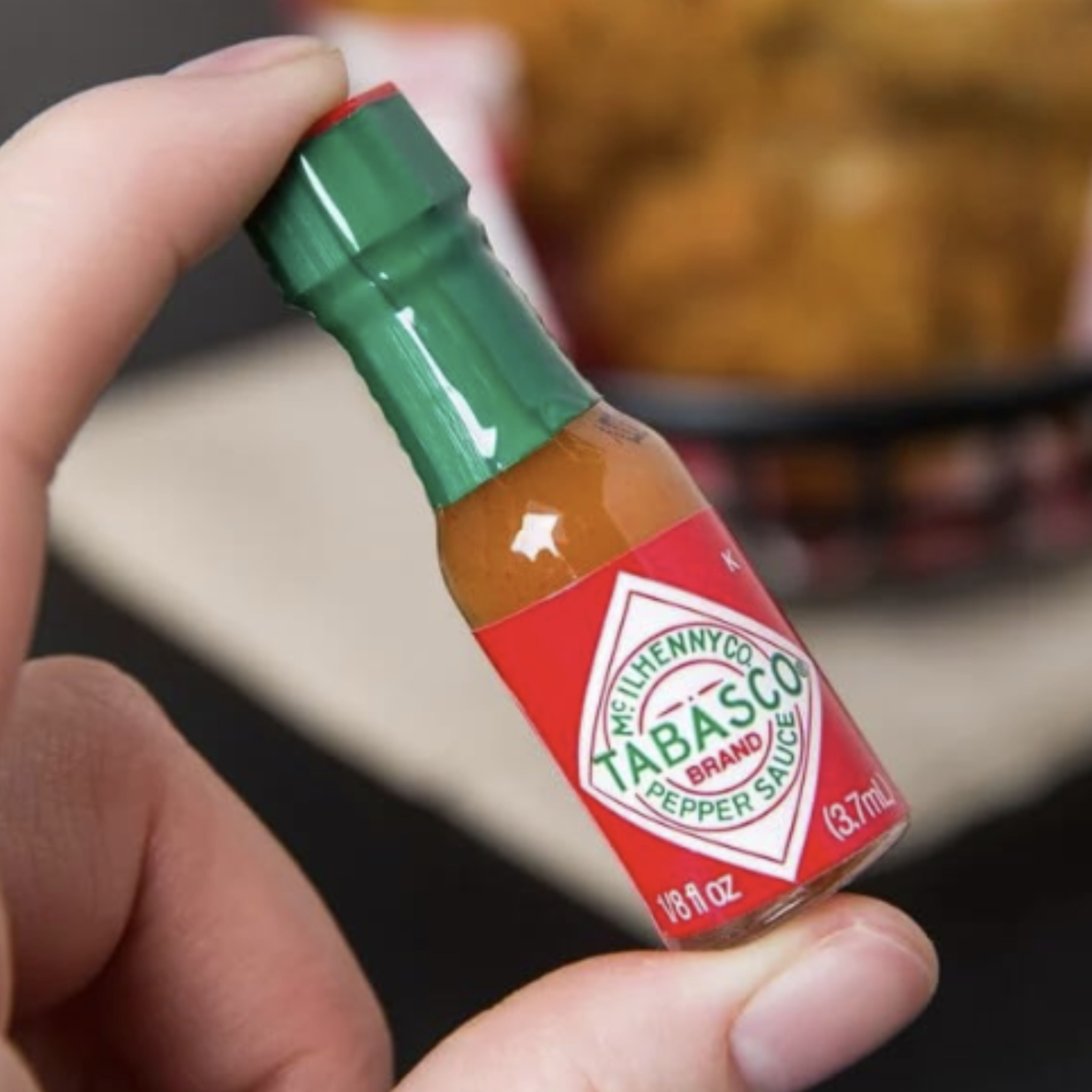 Tabasco Mini Original Pepper Sauce Bottles – 1/8 oz (22 Pack) – Real Glass Mini Hot Sauce Bottles for Travel, Lunchboxes, Party Favors, and Gifts