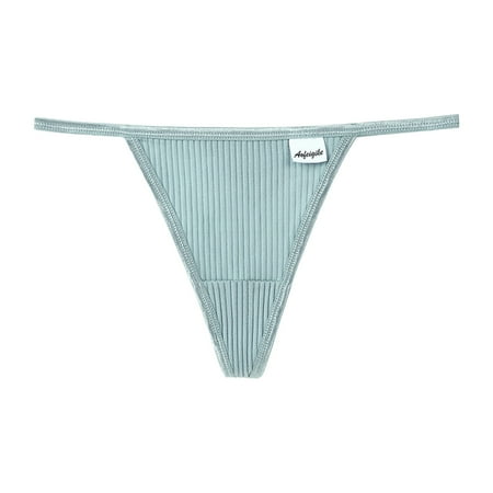 

Zuwimk Womens Panties Seamless Seamless Thongs for Women Cotton Thongs No Show Underwear Women Invisible Lace Thongs Panties for Women Light Blue XL