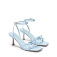 thumbnail image 3 of DREAM PAIRS Women's Bow Heels -Kitten Heels for Women, Square Toe Strappy Heeled Sandals, Elegant Wedding & Bridal Bownots Sandals for Formal & Special Occasions, 3 of 5