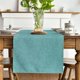 thumbnail image 2 of Sm:)e Camino de Mesa Turquesa Aqua 13x48 Inch, Decoración Estacional Lavable para Mesa de Cocina y Comedor para Fiesta en Casa, 2 of 6