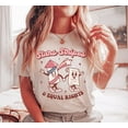 thumbnail image 2 of Stars Stripes & Equal Rights Shirt, 4th Of July Retro Liberal Tee, Patriotic American Groovy Flag, Y2K Trendy Equality Feminist USA Gift, 2 of 3