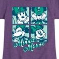 thumbnail image 3 of Disney - Plaid Minnie Mouse - Toddler & Youth Girls Short Sleeve Graphic T-Shirt, 3 of 5