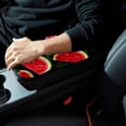 thumbnail image 6 of Watermelon Soft Furry Printed Car Armrest Pad Mat Accessory - 12.5x8.2 Inch Comfortable Armrest Accessories, 6 of 6