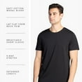 thumbnail image 5 of Fishers Finery Men's Soft Modal Crew Neck Tee | Extra Long (White, XL 2pk), 5 of 5
