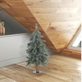 thumbnail image 5 of Vickerman 2' Natural Bark Alpine Artificial Christmas Tree, Warm White Dura-lit LED Lights, 5 of 5