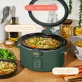thumbnail image 4 of Beautiful 4 Qt Digital Slow Cooker with Hinged Locking Lid, Thyme Green by Drew Barrymore, 4 of 12