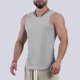 thumbnail image 4 of pstuiky Camisetas sin mangas para hombre, Pantalones deportivos ajustados, transpirables, sin mangas y rasgados de color liso para hombre. Tops elegantes para mujer xl, 4 of 6