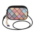 thumbnail image 2 of FORMRS Mini Crossbody Bag for Women Adjustable Shoulder Rope Travel Casual Phone Purse, Pink Shimmering Pattern, 2 of 7