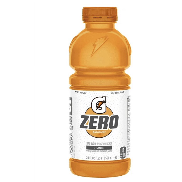 Gatorade Zero Variety Pack, Lemon lime + Orange, Zero Sugar, 20 Fl