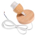 thumbnail image 4 of Toddmomy Support de Lampe Suspendue Intérieure Jaune Bois Simple 1Pcs, 4 of 7