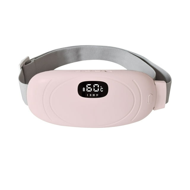 XOAIHY Ceinture de Massage Chauffante USB - Coussin Chauffant pour Soulagement Musculaire, Thérapie Thermique Confortable pour Taille et Abdomen avec Vibration, Protection contre la Surchauffe, Facile à Nettoyer