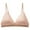Z-Beige, variant on ,Women’s V-Plunge Satin Wireless Bras Smoothing Breathable Bra Seamless Sweet Spaghetti Strap Bralette White M