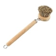 thumbnail image 3 of 1pc Wooden Dish Scrub Brushes Natural Bristles Kitchen Cleaning Scrubbers For Washing Pan Dish And Other Kitchen Cookware, 3 of 11
