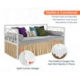 thumbnail image 2 of SGI Bedding Day Bed Skirt | Twin 16" Inch Drop, Ruffled Microfiber Bed Skirt | Fade Resistant, Wrinkle Free, Anti-static, Decorative, Extra Storage Space, Clutter-Free | Taupe, 2 of 8