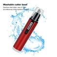 thumbnail image 2 of YD-103 360° Rotary Multi-Functional Electric Trimmer for Nose, Ear, Eyebrow & Facial Hair - Gold, IPX Washable Stainless Steel Cutter Head, Mini Portable Design, Mute Operation, Includes Cleaning, 2 of 6