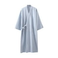 thumbnail image 2 of Levmjia Womens Robe casual Pockets Soft Long Sleeve Bathrobe loose Spa Hotel Robes for Pregnancy Maternity Comfortable wear, 2 of 3
