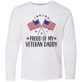 thumbnail image 3 of Inktastic Military Veteran Daddy Proud Son Daughter Long Sleeve Youth T-Shirt, 3 of 5