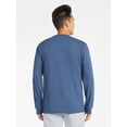 thumbnail image 3 of Athletic Works Men's and Big Men's Cotton Tee with Long Sleeves, Sizes S-3XL, 3 of 5