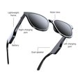 thumbnail image 3 of Smart Wireless BT5.0 Headset Music Glasses Outdoor Cycle Sports Headphone Nylon Lens Stable Pairing Built-in Speaker Black, 3 of 5