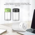 thumbnail image 4 of Humidificador de aire Kearding 360ml Mini difusor de luz nocturna colorido purificador de aire verde, 4 of 6
