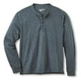 thumbnail image 3 of Guide Gear Washed Henley Long-Sleeve Tee Orion Blue LARGE, 3 of 4