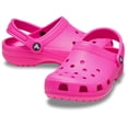thumbnail image 2 of Zuecos Clásicos Crocs para Niños Rosa Fucsia Talla 3 Mediana, 2 of 6