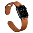 thumbnail image 4 of Correa de cuero para apple watch, banda de reloj de 44mm/40mm 42mm/38mm, pulsera para apple watch 5 4 3 se 6, 4 of 4
