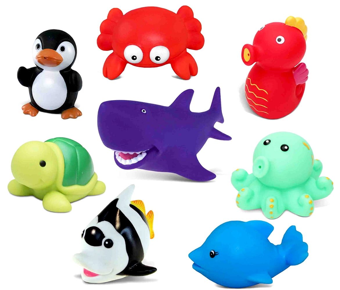 rubber shark bath toy