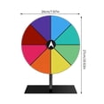 thumbnail image 2 of Multipurpose Interactive Tabletop Prize Turntables Roulettes Wheel for Parties and Event with Customizable Accessory, 2 of 8