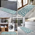 thumbnail image 2 of Blue Daisy Flower Floral Pattern Kitchen Rug Mat,Kitchen Runner Rugs Non Skid Washable,Decorative Kitchen Floor Mats for Kitchen,Sink,Laundry,17"X47", 2 of 5
