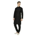 thumbnail image 2 of Mens Cotton Chikan Lucknowi Indian Kurta Pyjama Bollywood Style Ethnic Costume, 2 of 5