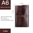thumbnail image 4 of Loose-leaf Refillable Notebook Lightweight Portable Notebook for Travelers Writers  Red A6, 4 of 8