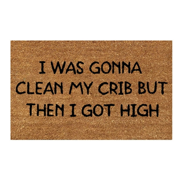 Summer Doormats, Welcome Mats Rugs, Entrance Low Profile Non Slip Rubber Back Floor Doormat for Entryway Non-Slip Doormat Home Entrance,Patio,Garage,Yard, Garage, High Traffic Areas